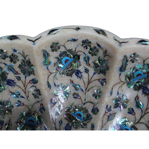 White Marbe Fruit Bowl