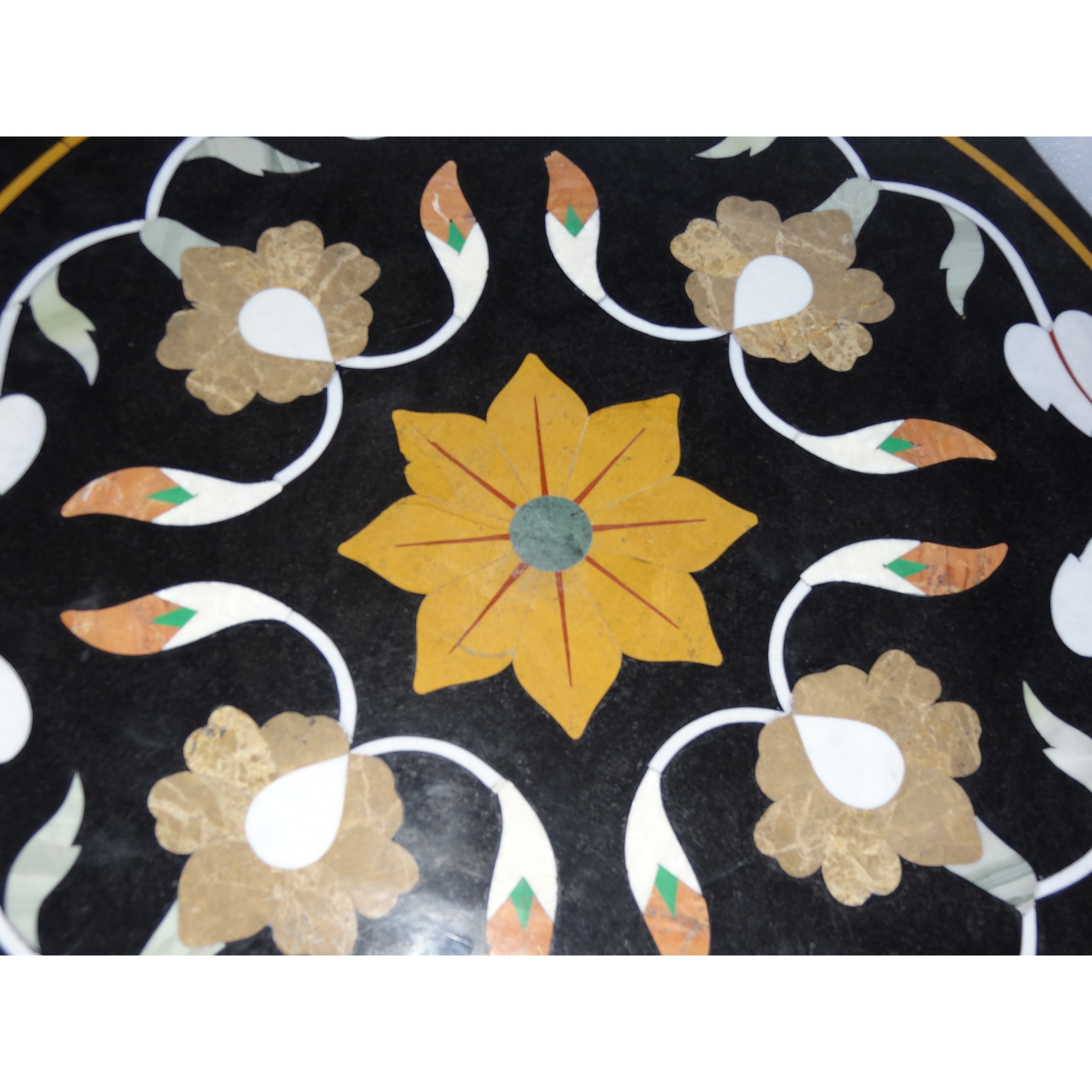 Black Marble Table Top