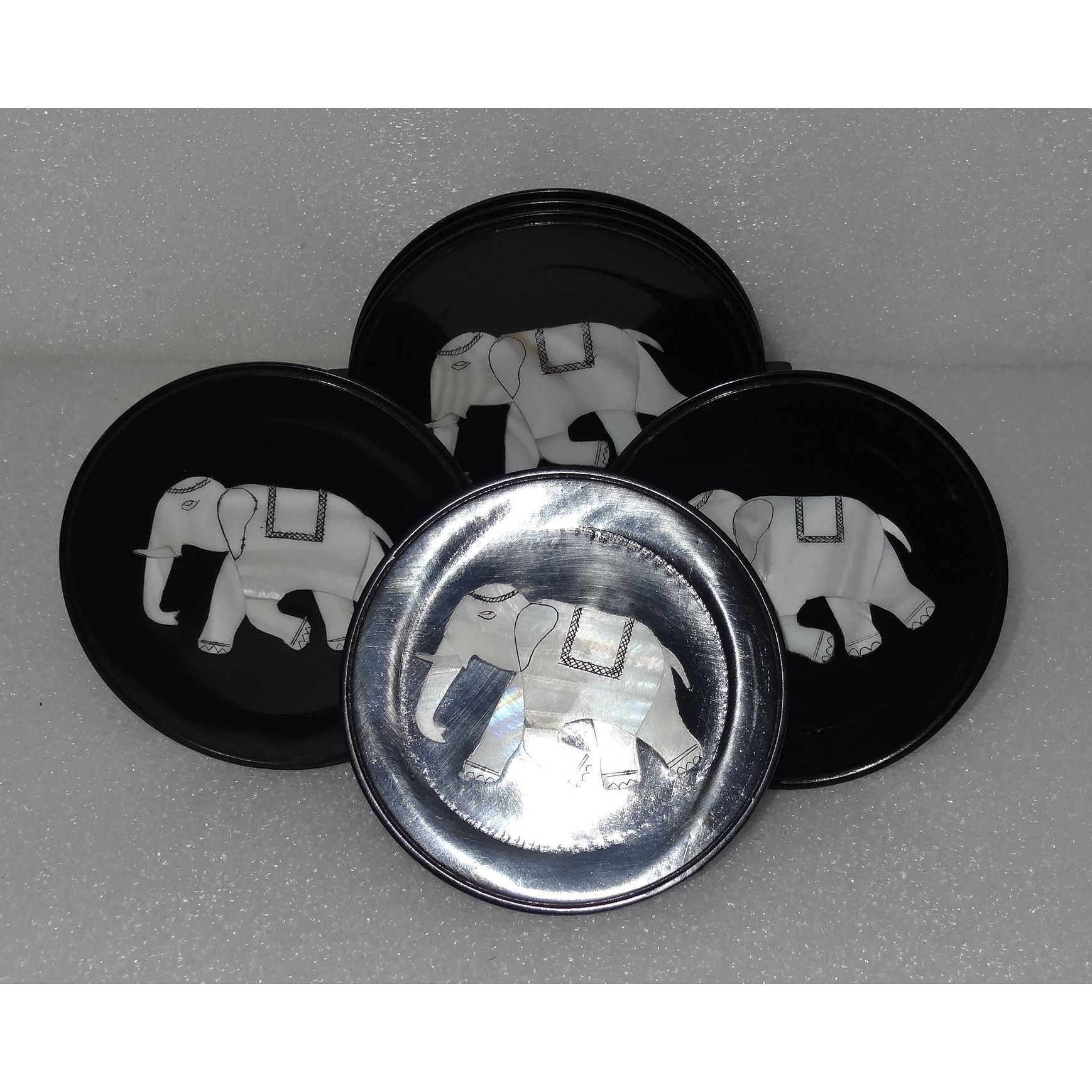 Black Marble Coaster set