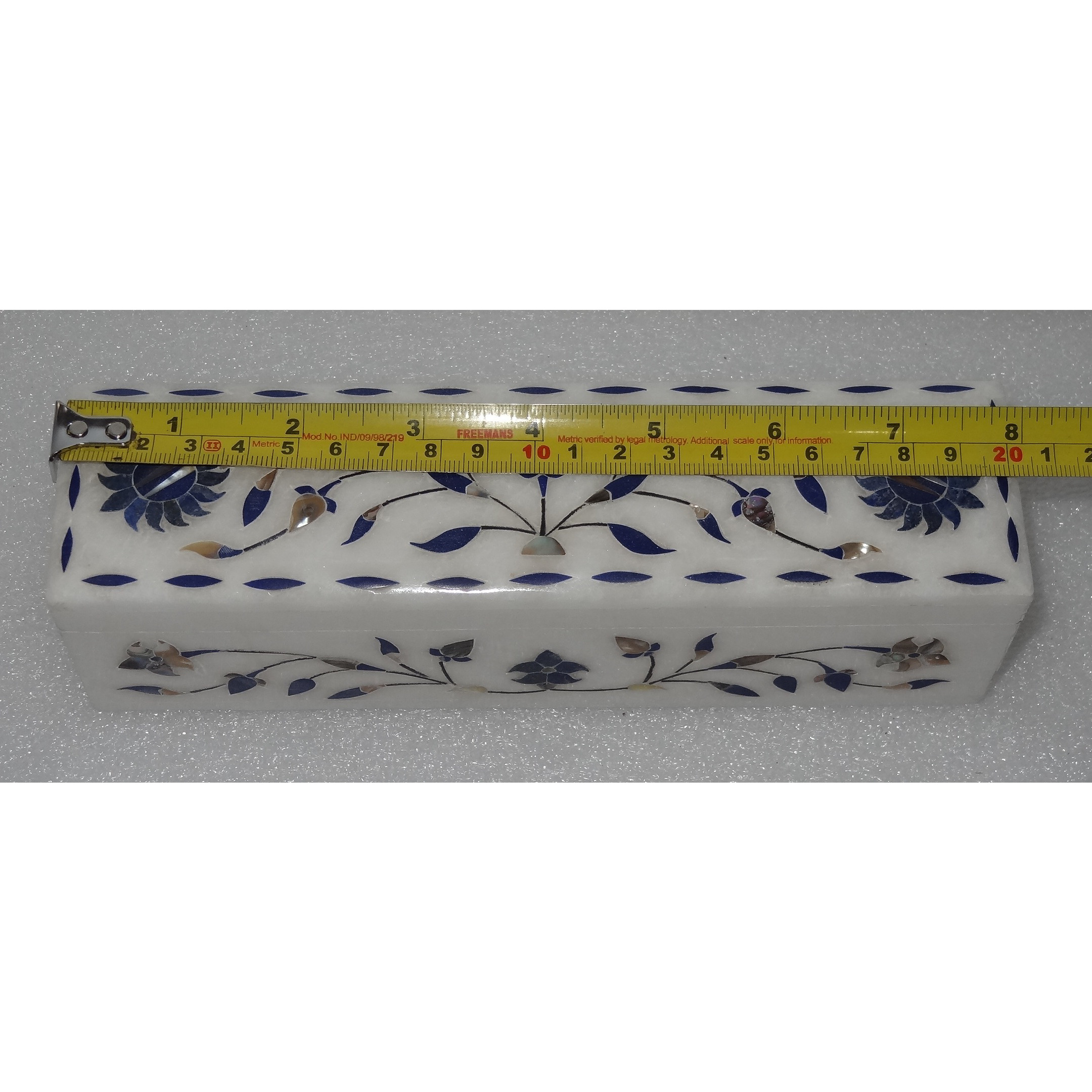 White Marble Jewelry Box/Pencil Box