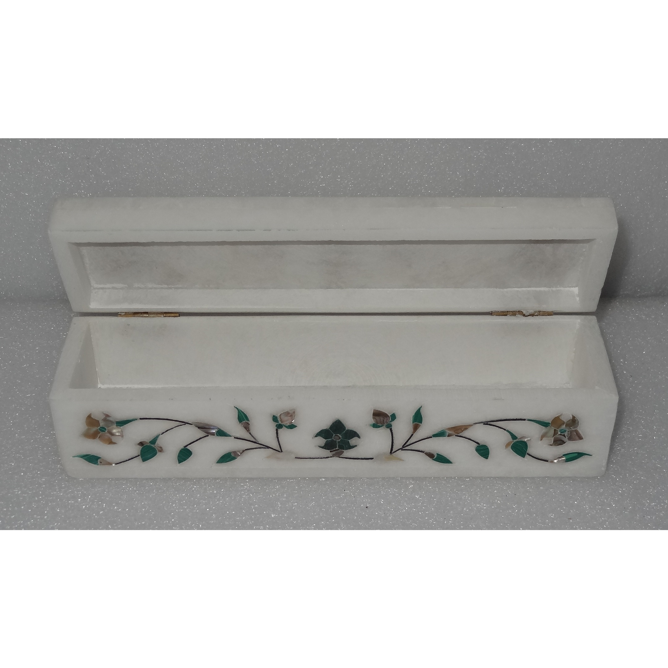 White Marble Jewelry Box/Pencil Box