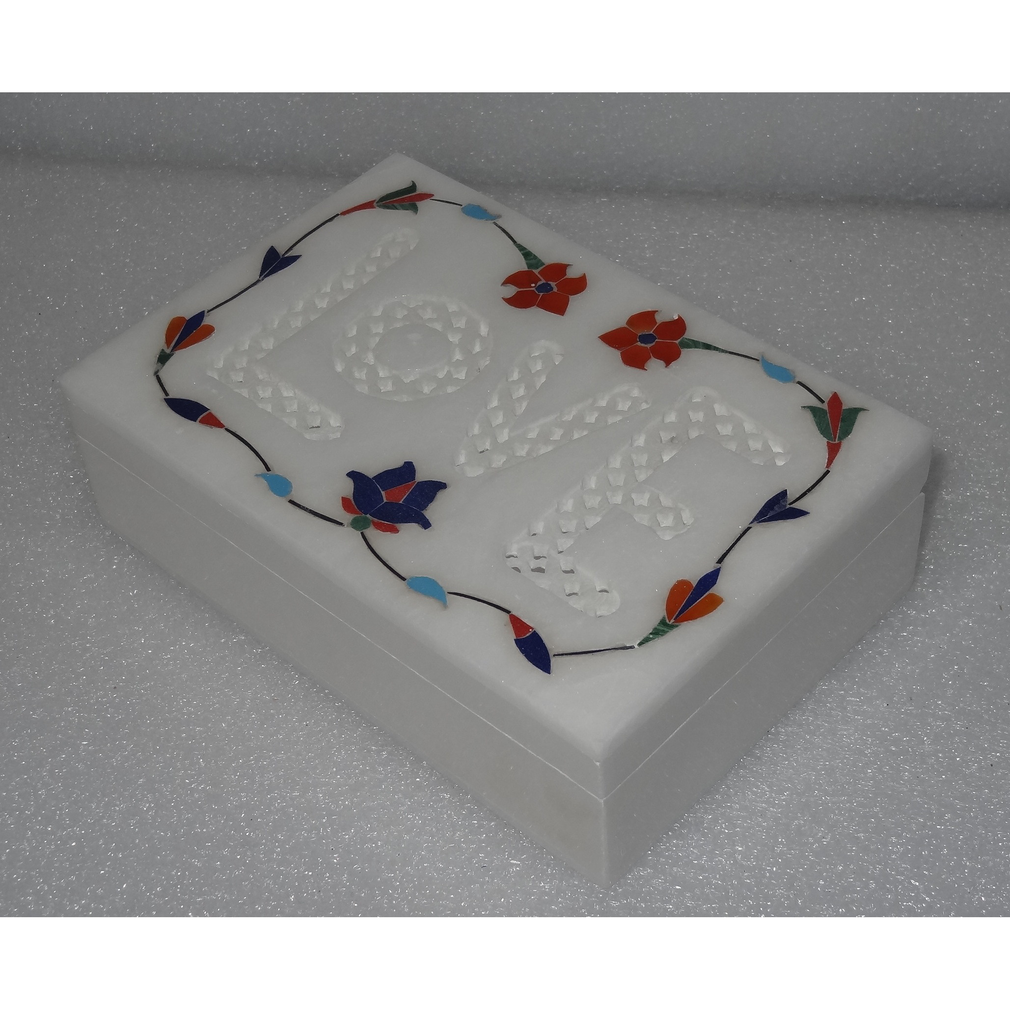 White Marble Jewelry Box