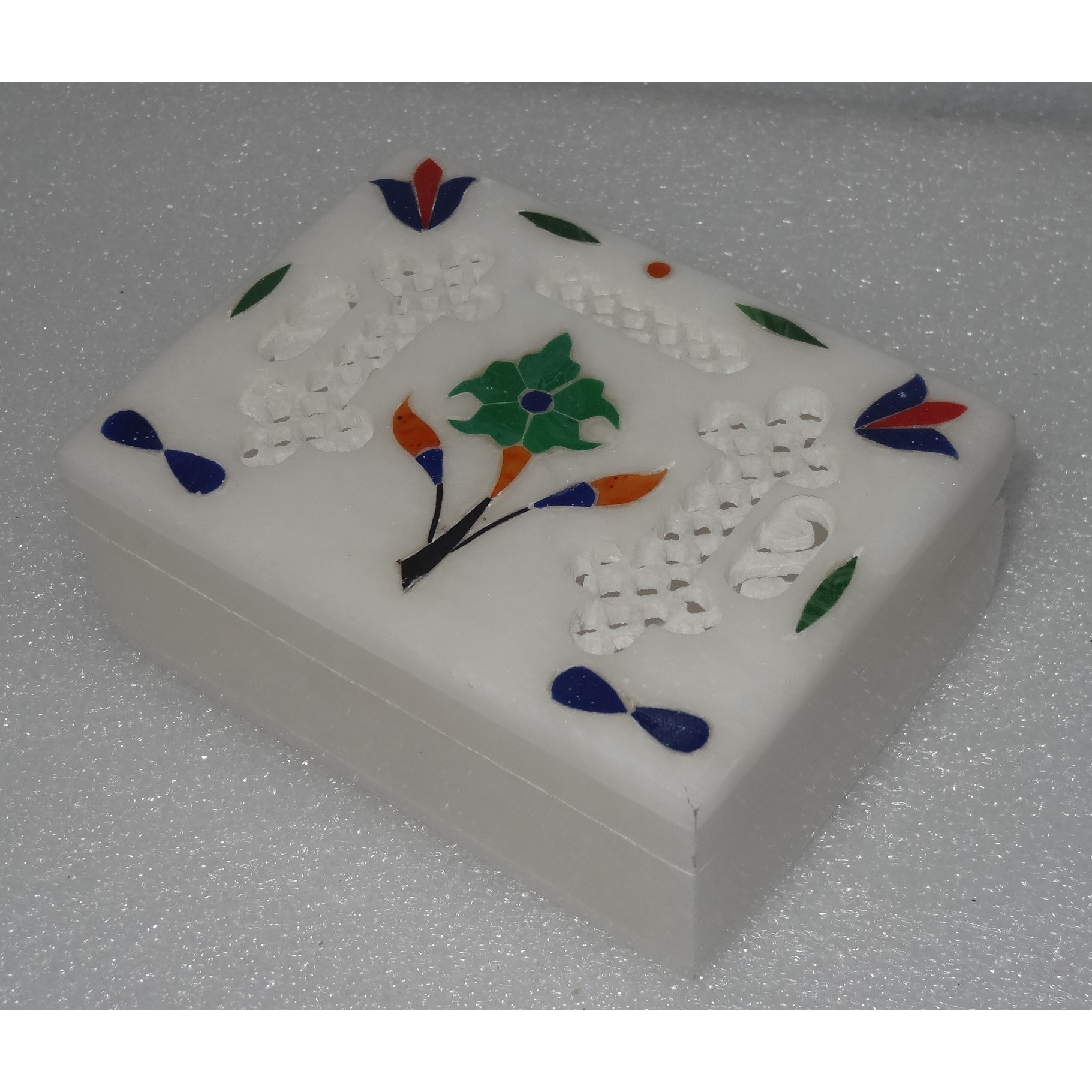 White Marble Jewelry Box