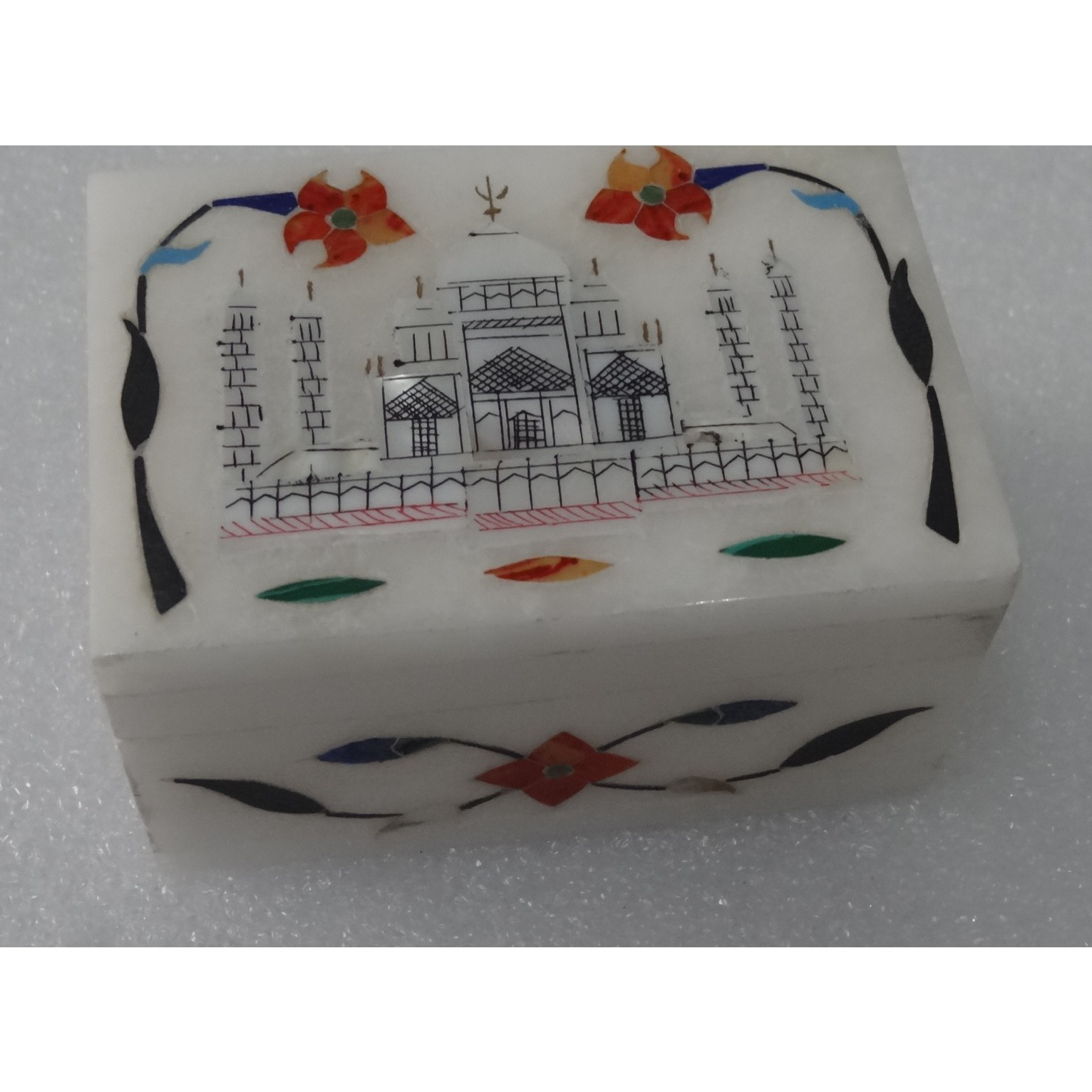 White Marble Jewelry Box