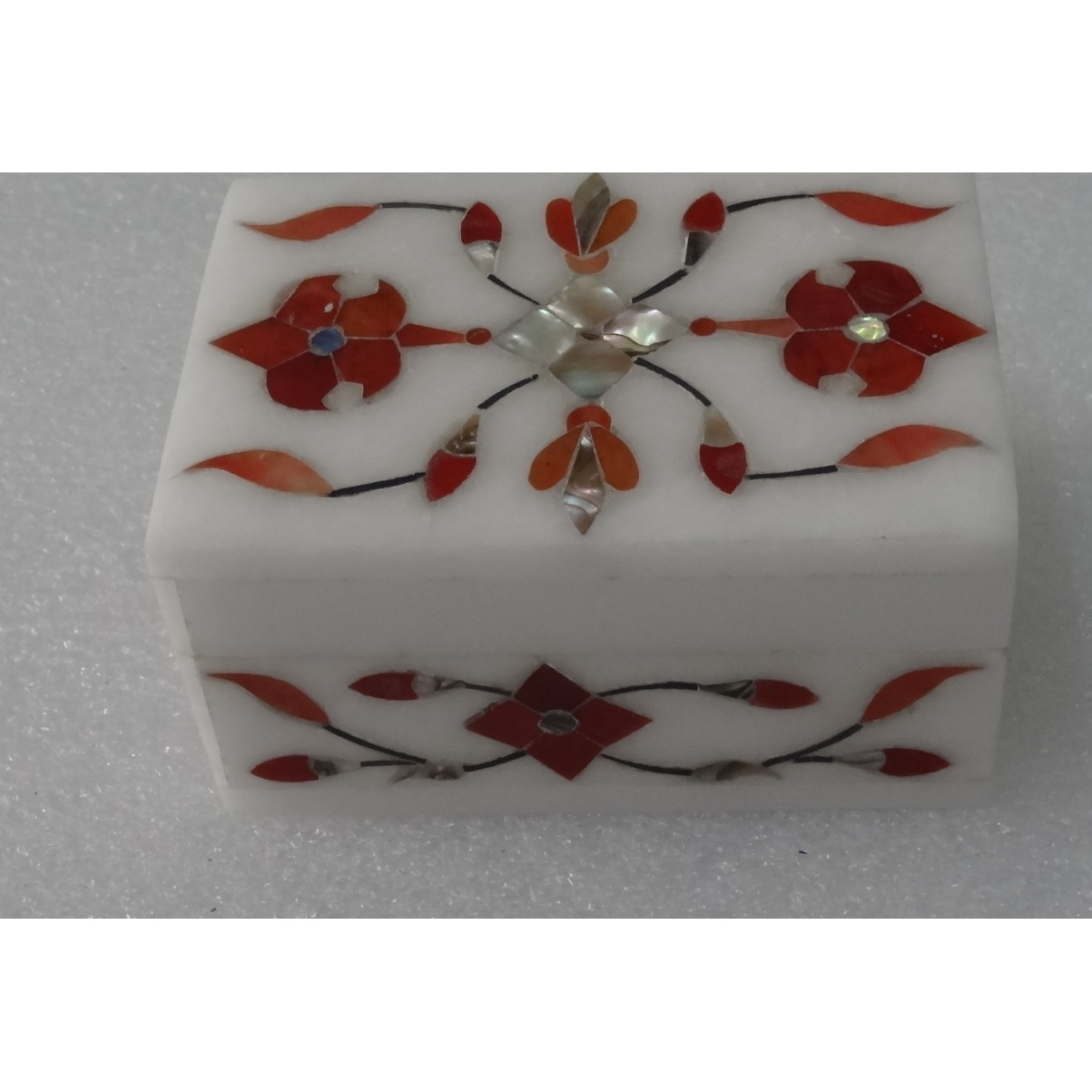 White Marble Jewelry Box