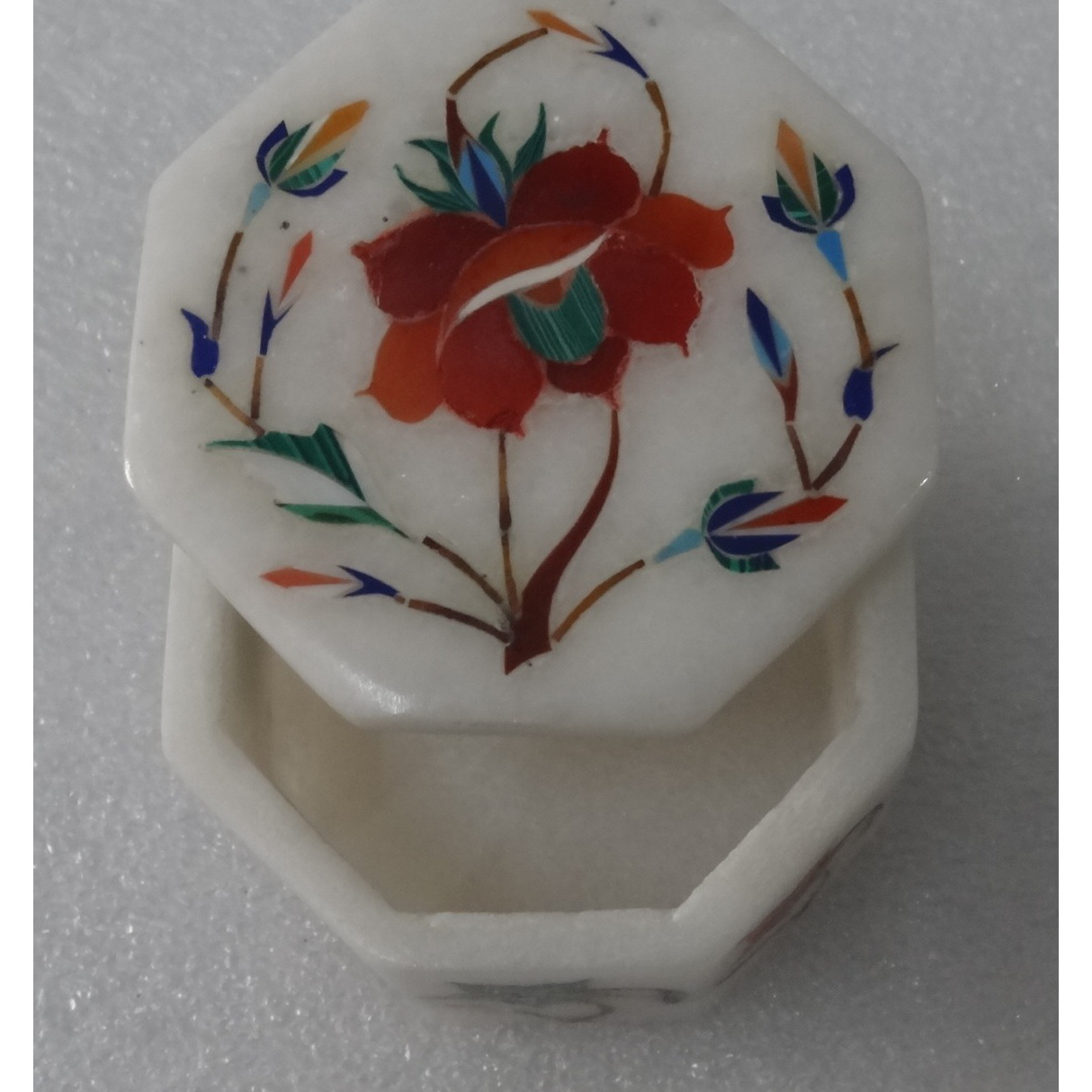 White Marble Jewelry Box