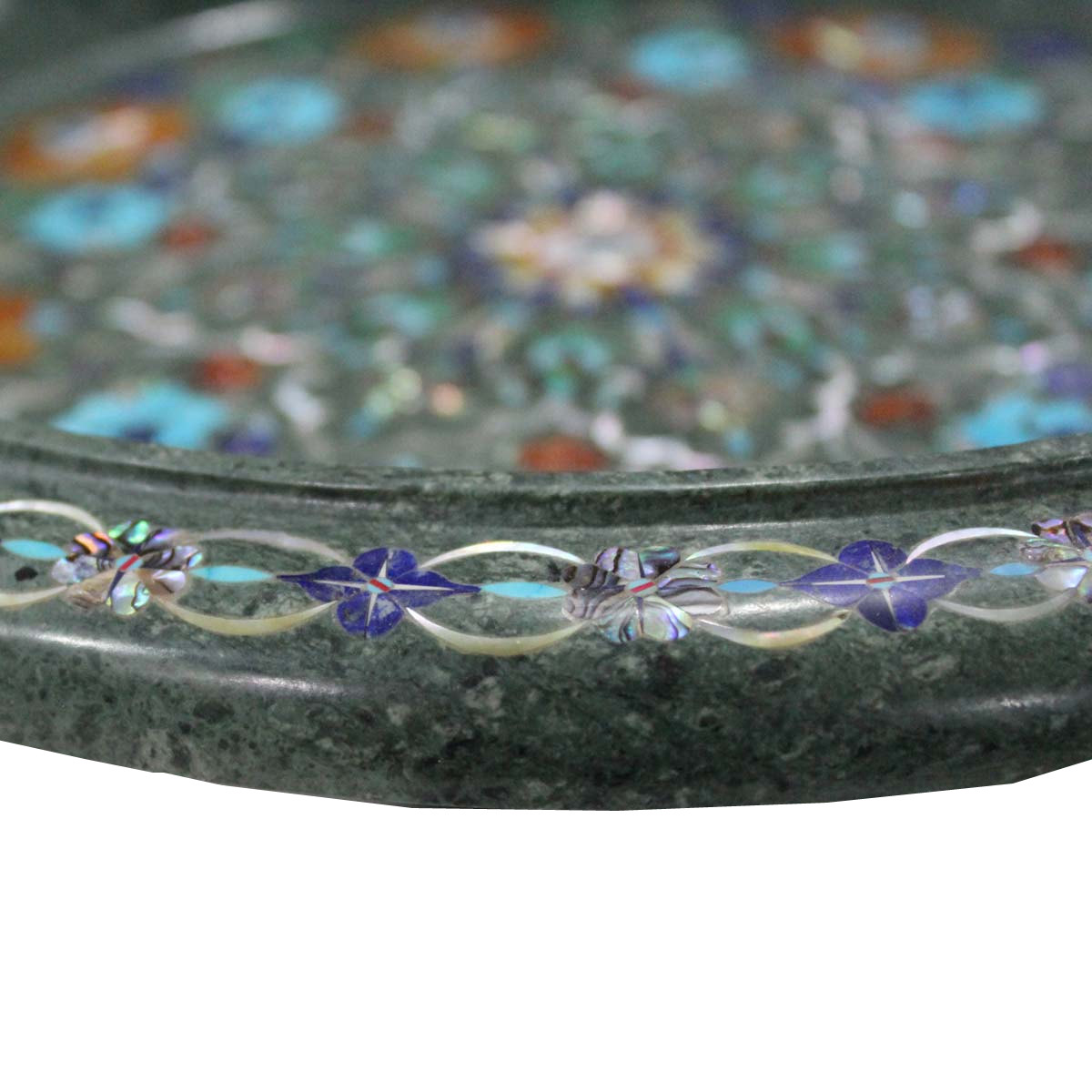 Green Marbe Fruit Bowl