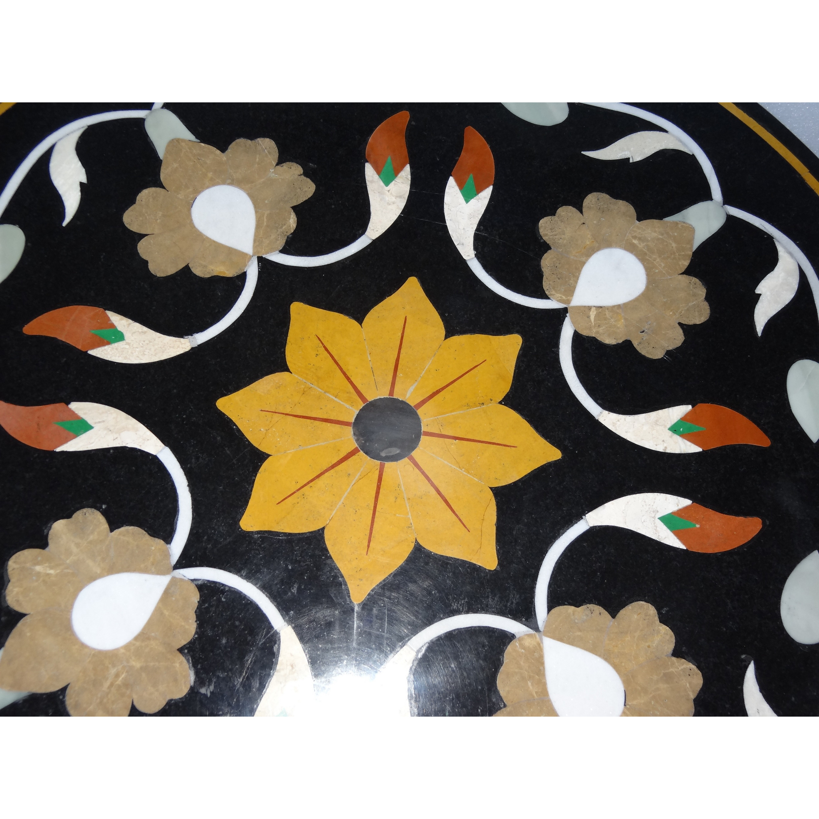 Black Marble Table Top