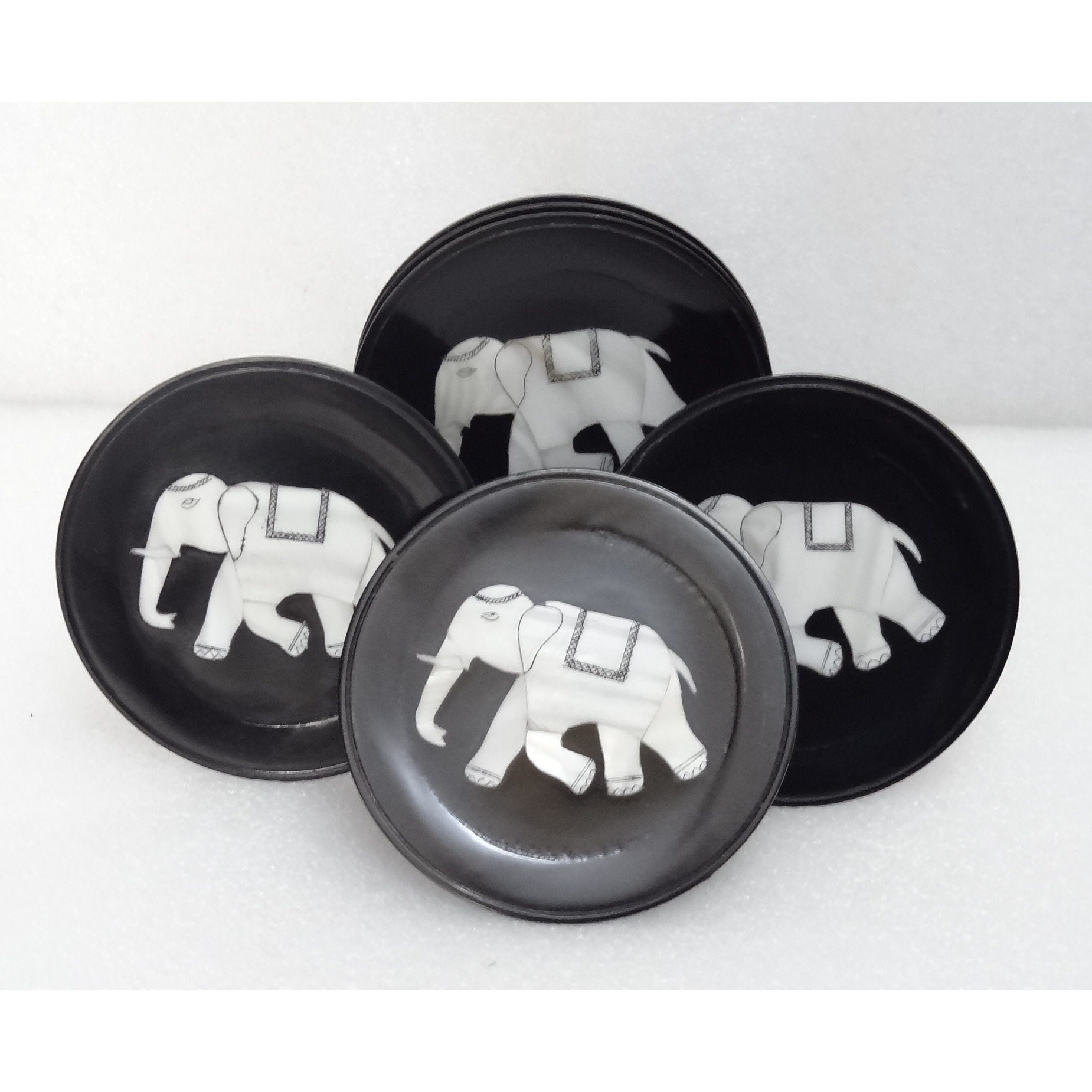 Black Marble Coaster set