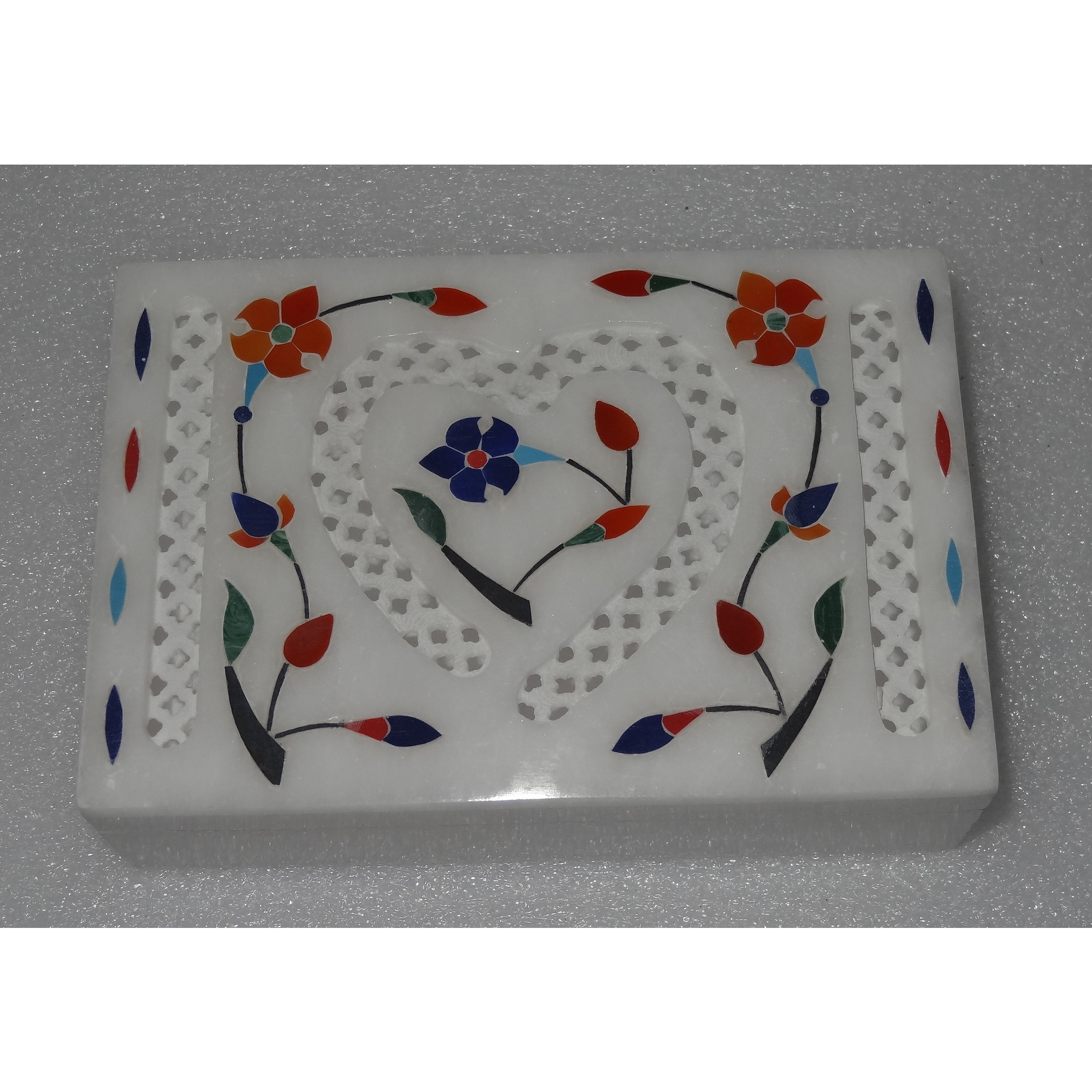 White Marble Jewelry Box