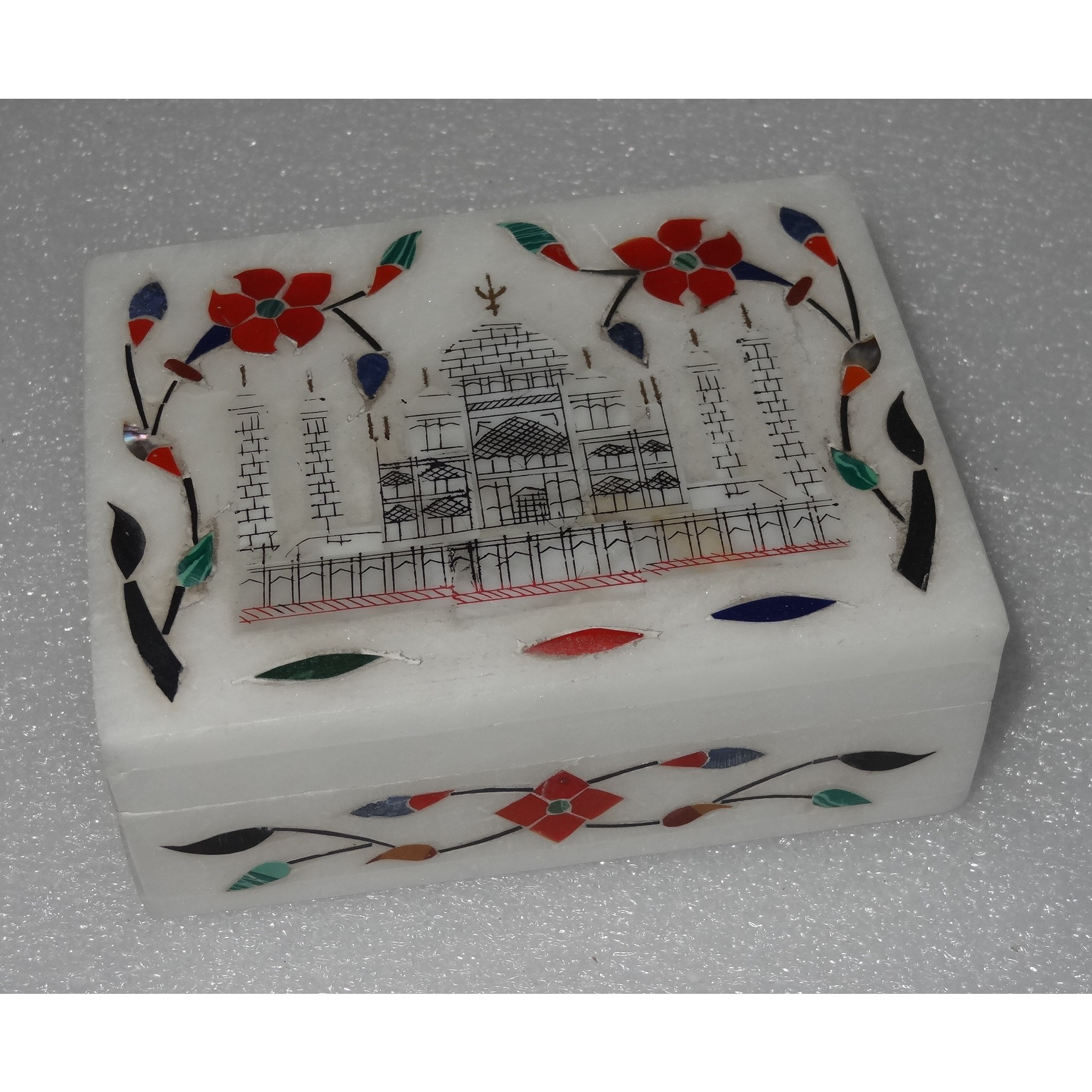 White Marble Jewelry Box