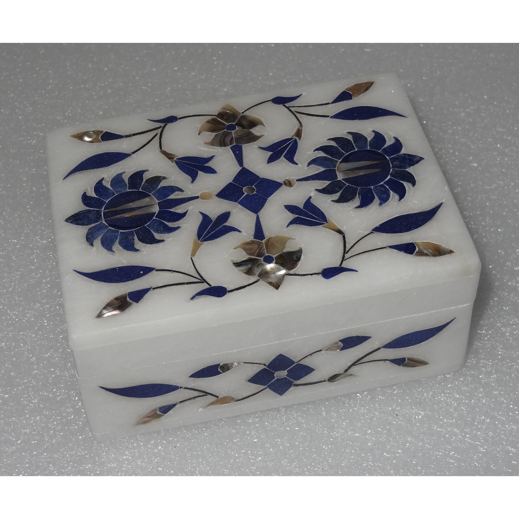 White Marble Jewelry Box