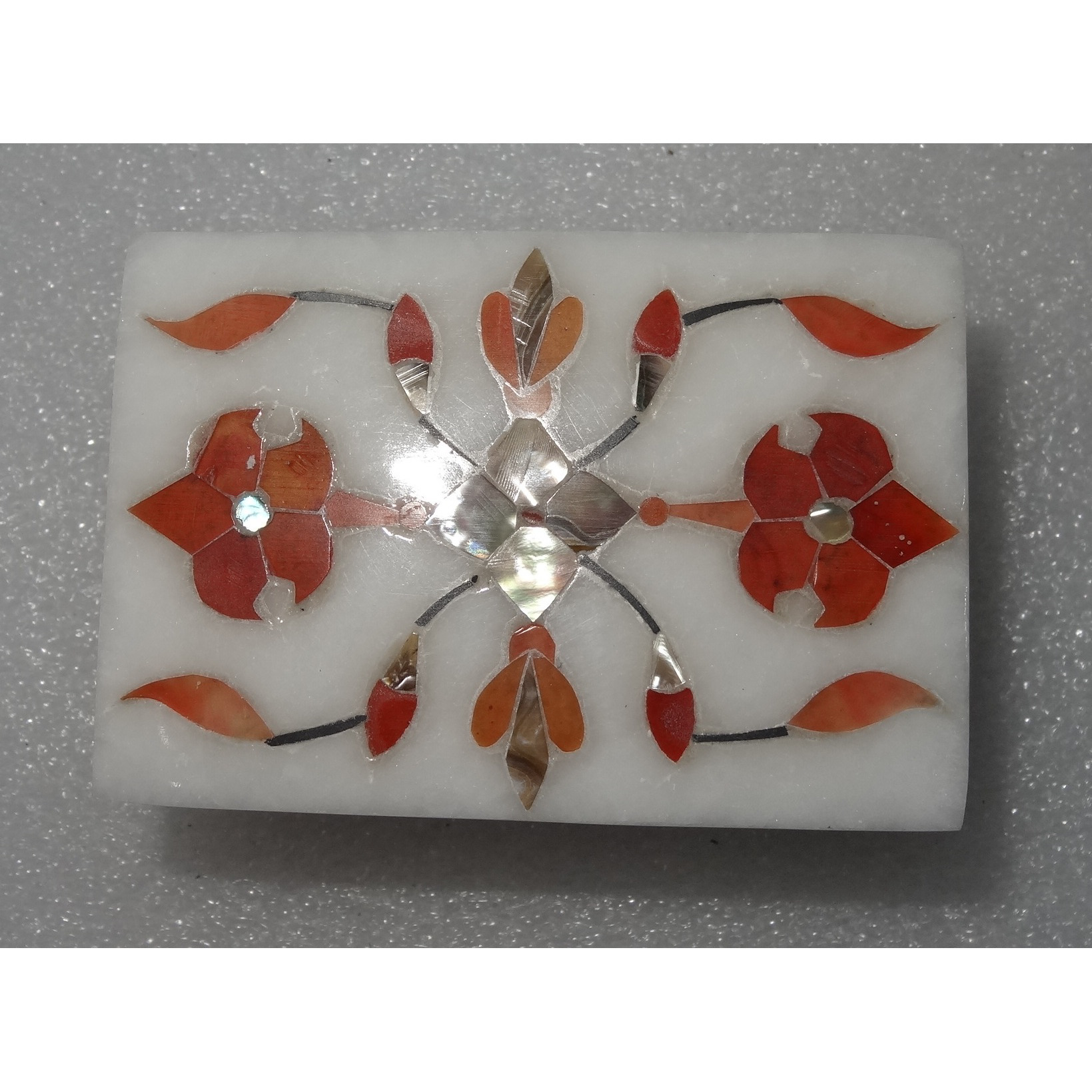 White Marble Jewelry Box