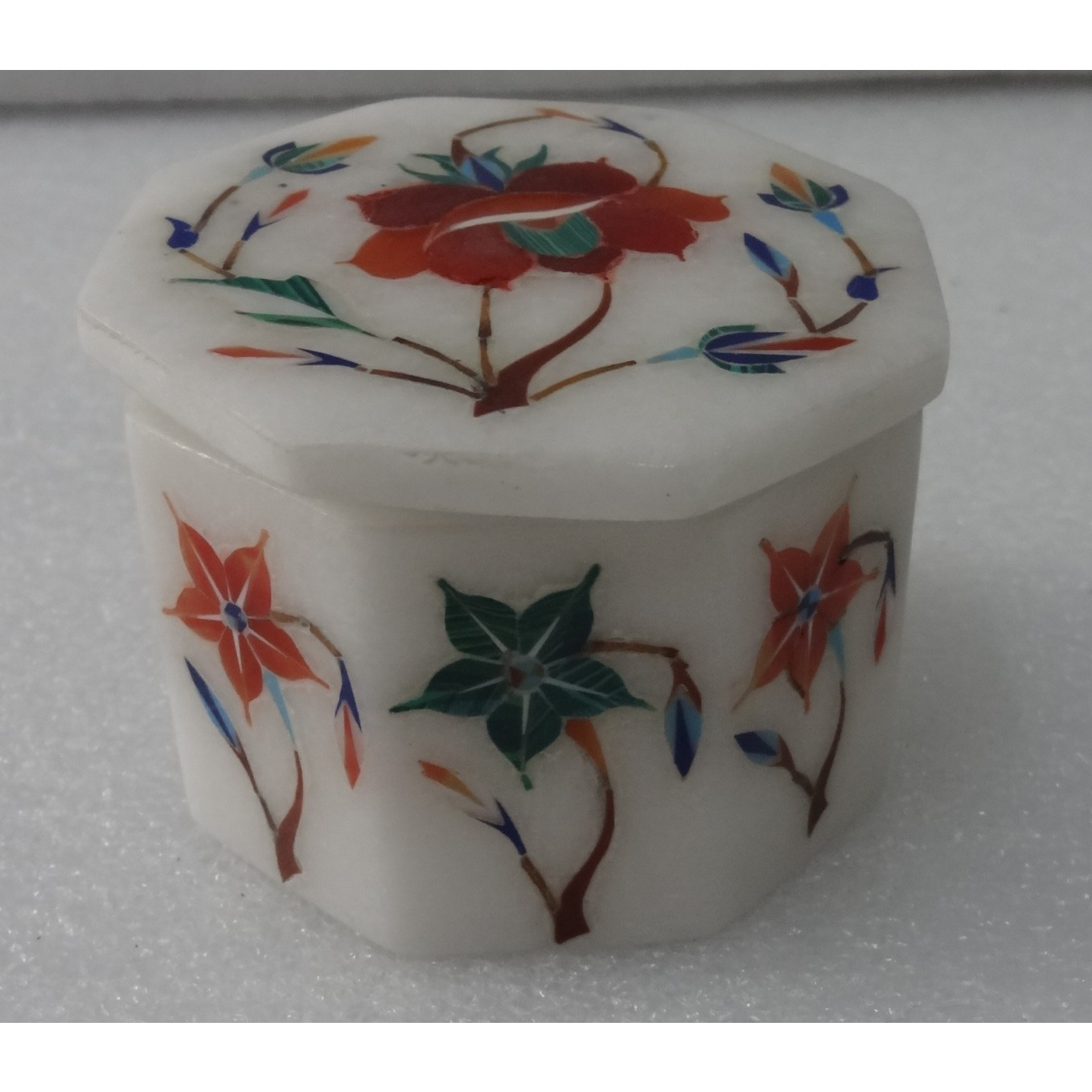 White Marble Jewelry Box