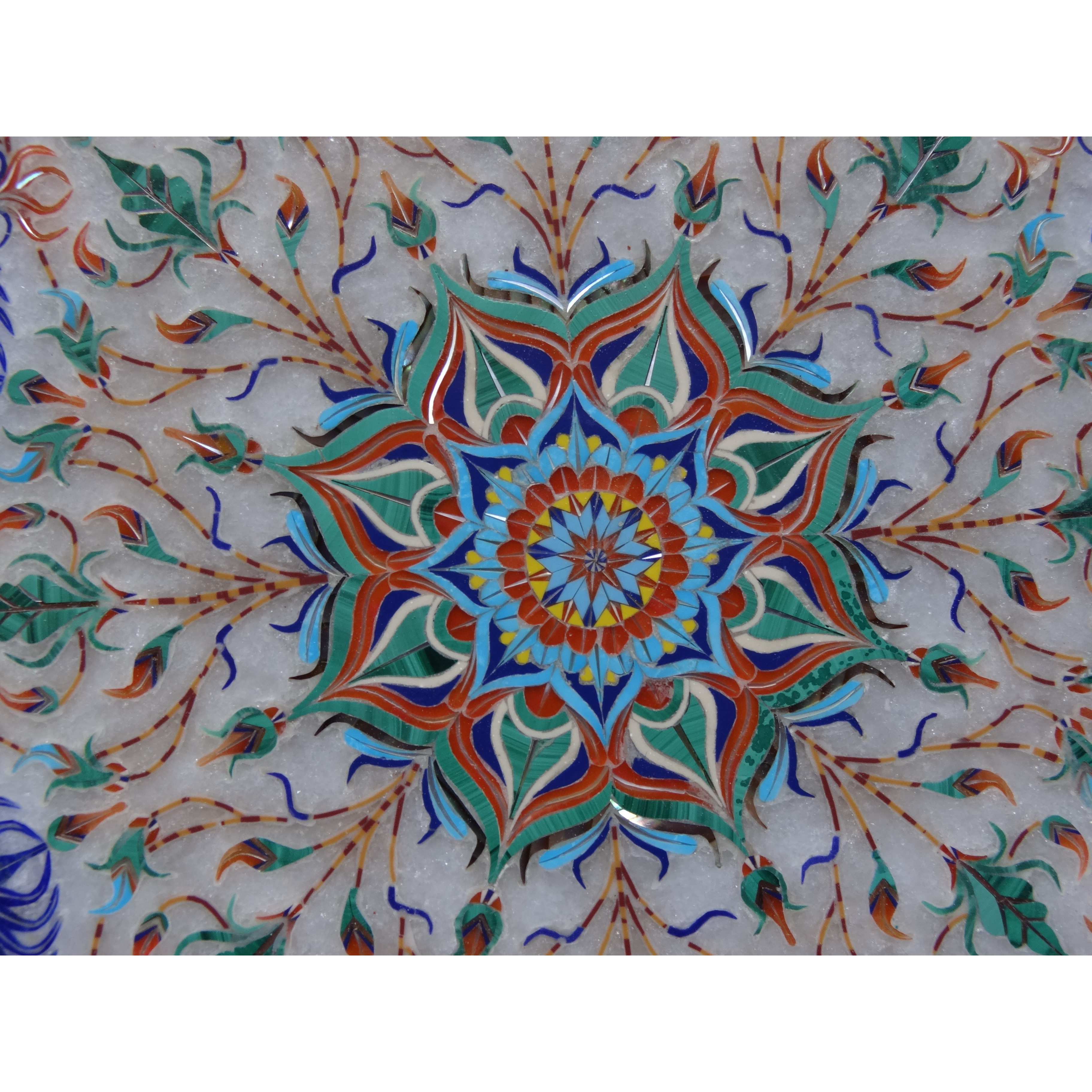 White Marble Plate