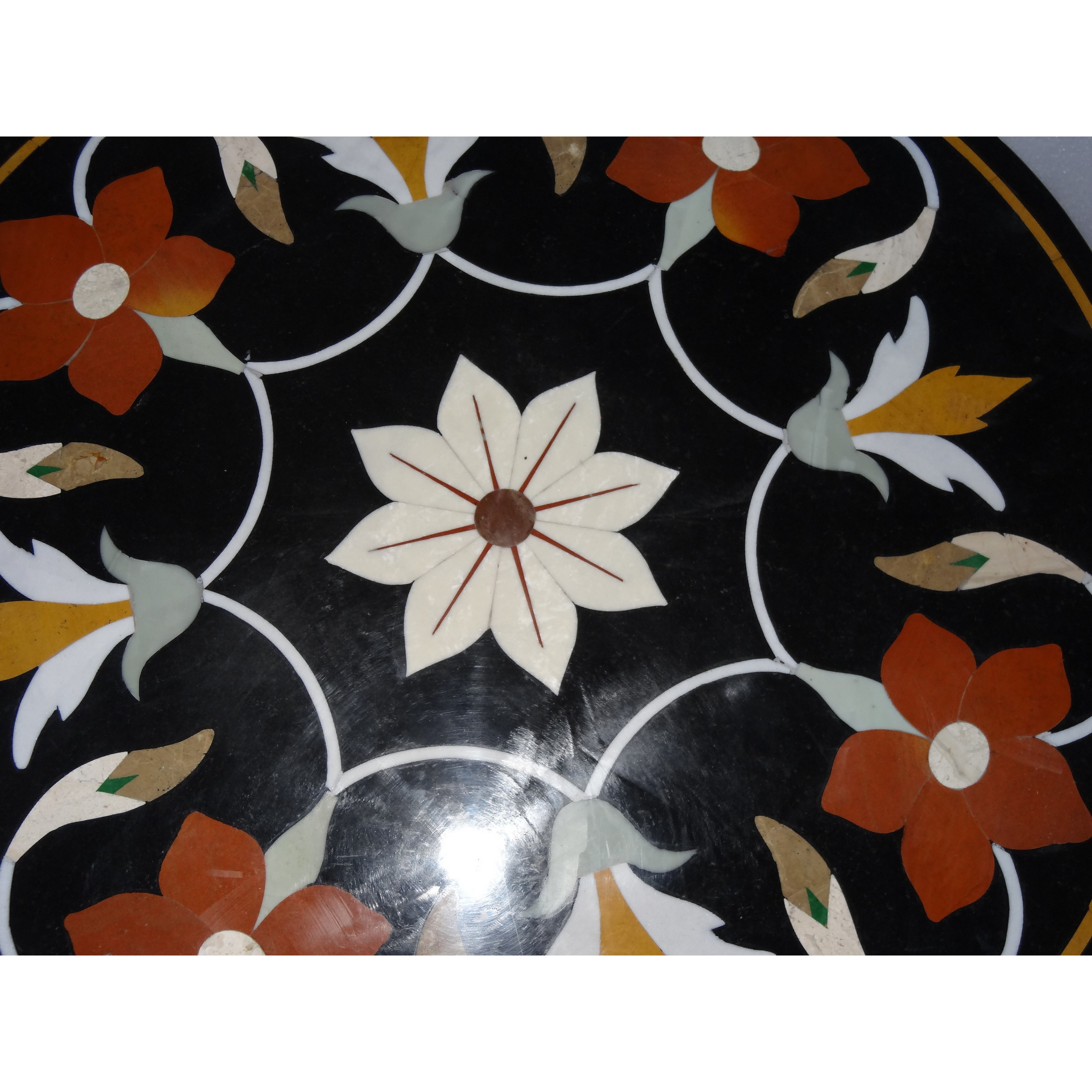 Black Marble Table Top