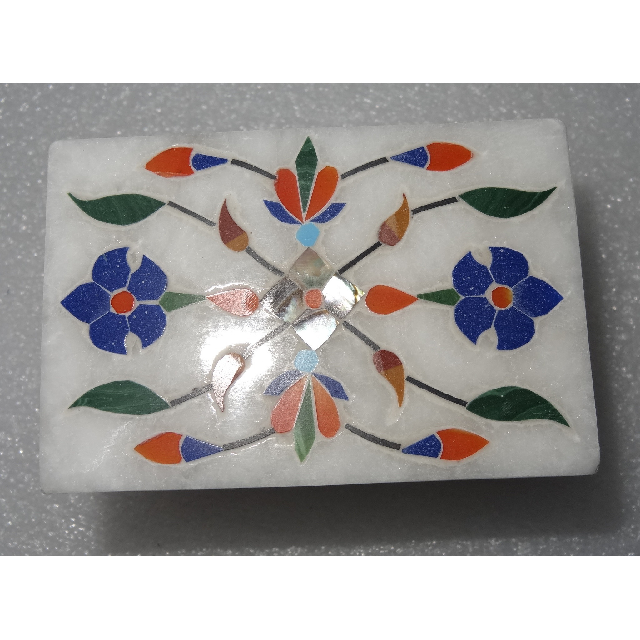 White Marble Jewelry Box