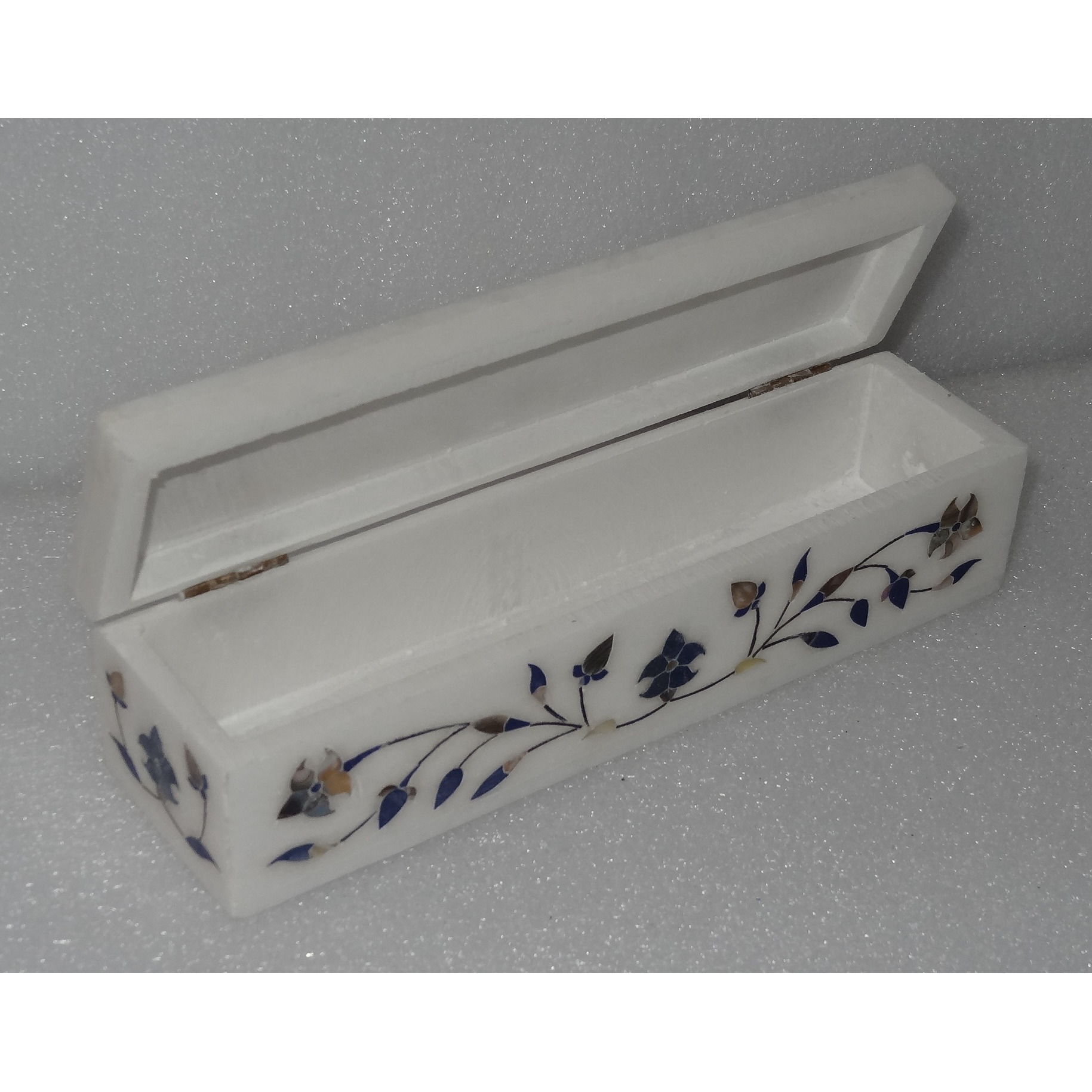 White Marble Jewelry Box/Pencil Box