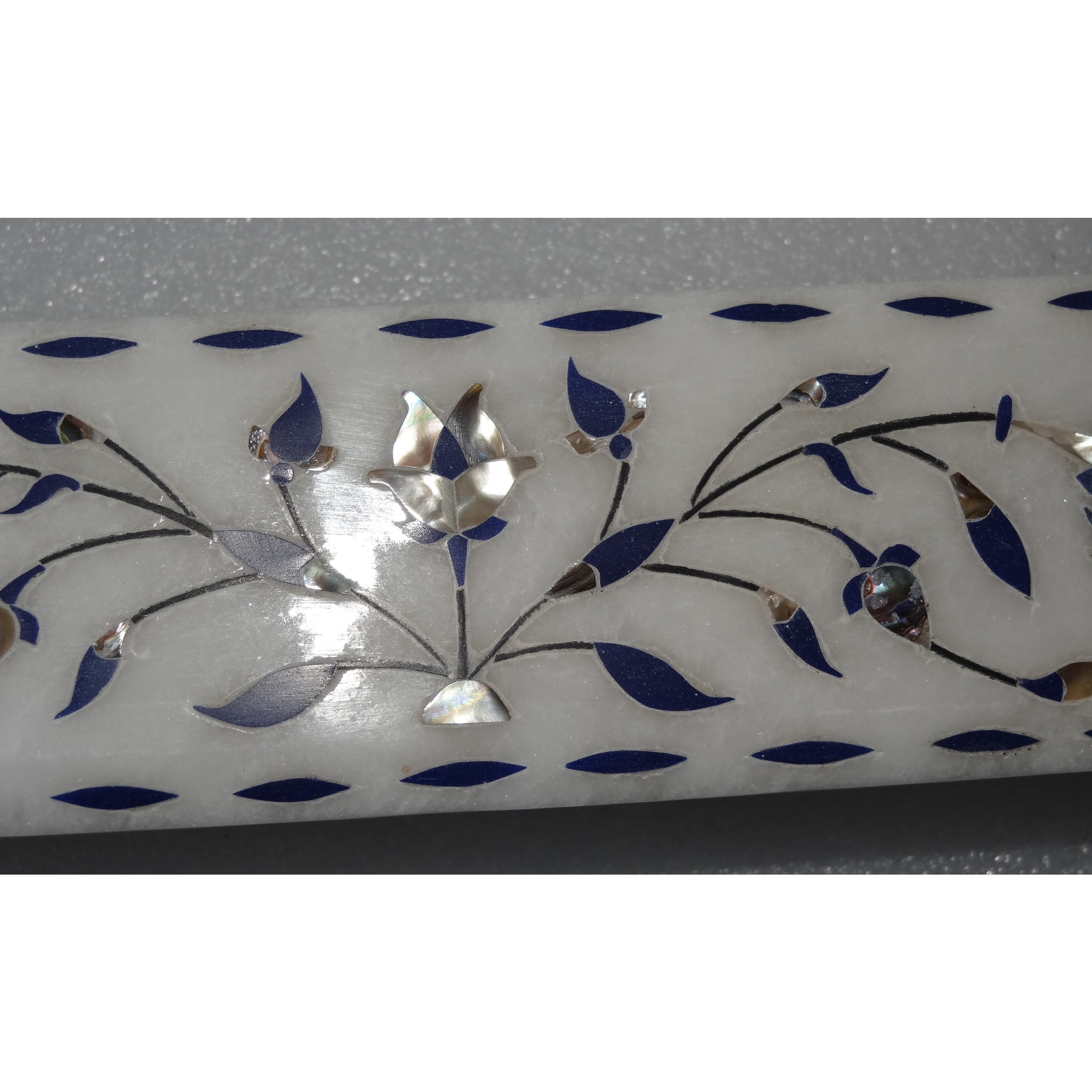 White Marble Jewelry Box/Pencil Box