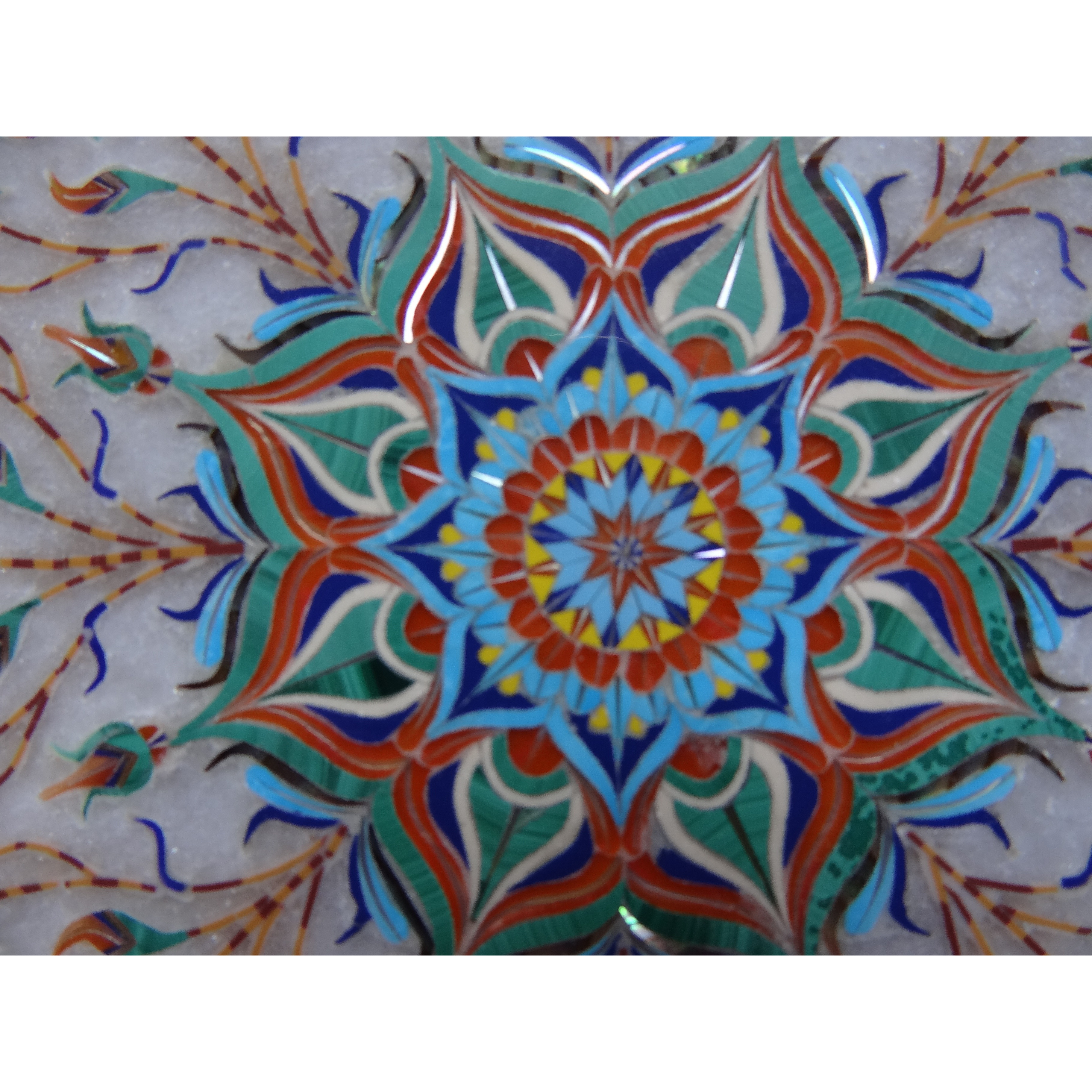 White Marble Plate