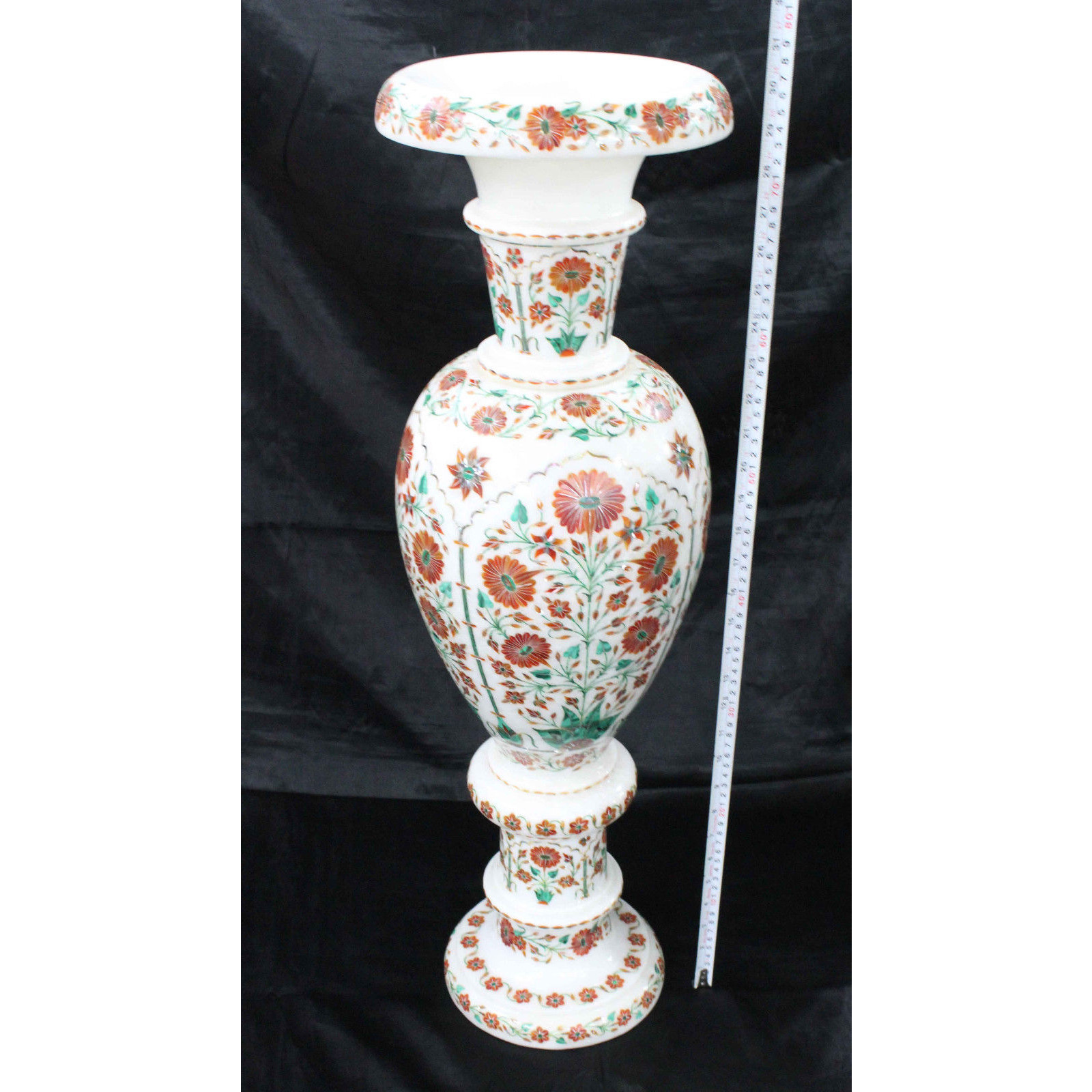 White Marble Flower Vase
