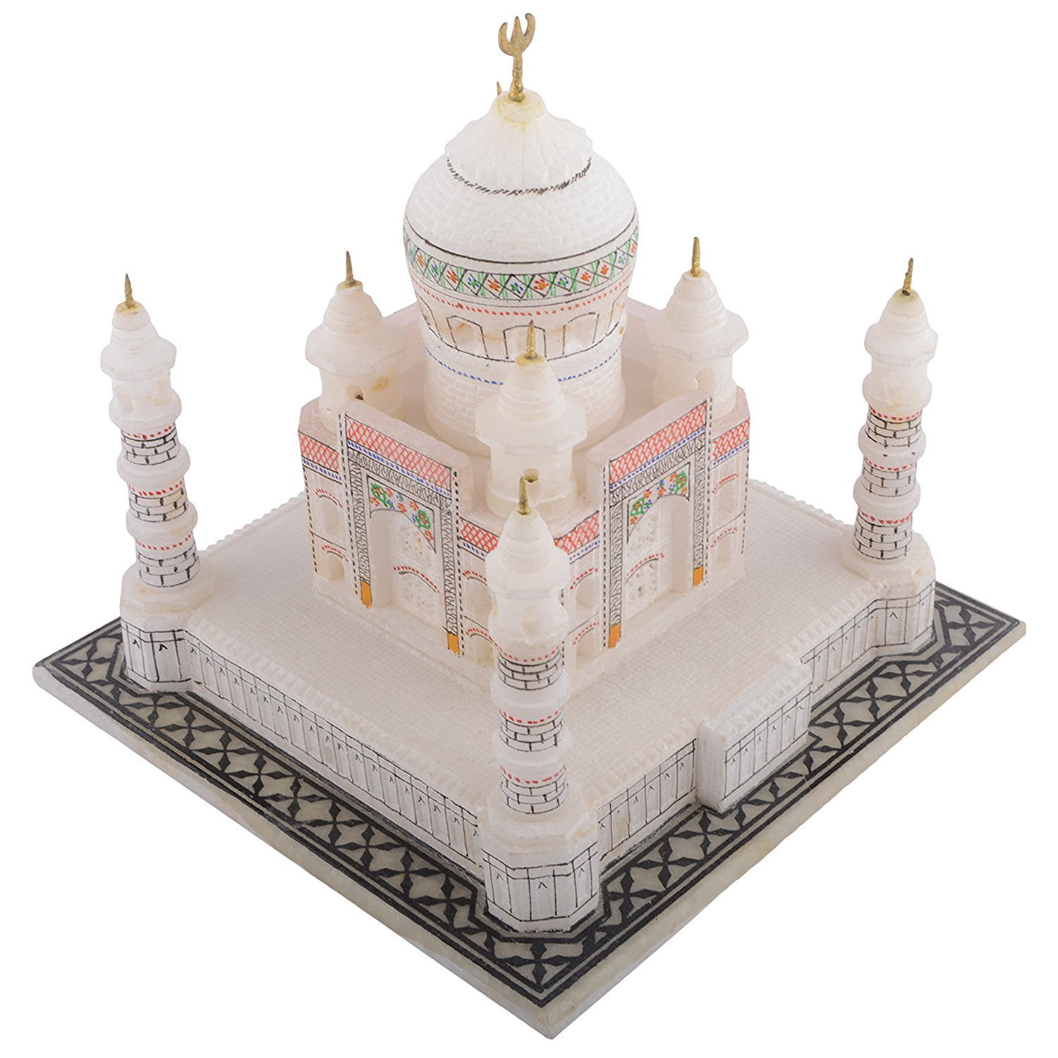 6" Marble Agra Taj Mahal Handmade Replica Epitome Of Love Christmas Decor Gifts