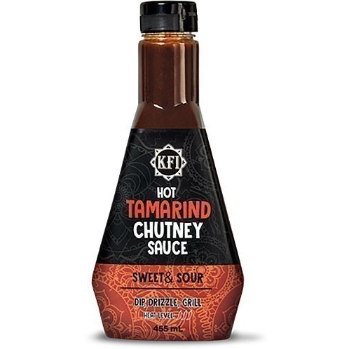 KFI Tamarind Date Chutney Sauce - Hot & Spicy (15.4 fl oz bottle)
