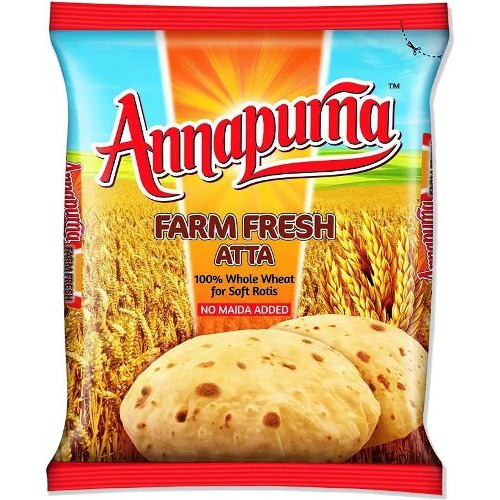 Annapurna 100% Whole Wheat Flour (Atta) India - 11 lbs (LIMIT 2) (11 lbs bag)
