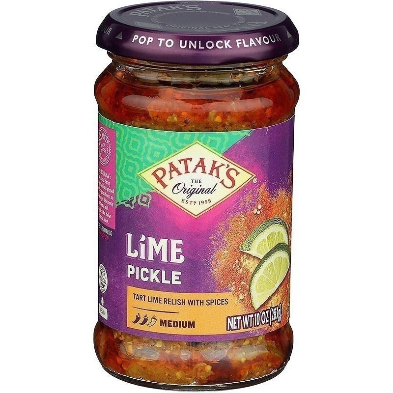 Patak's Lime Relish / Pickle (Medium) (10 oz bottle)