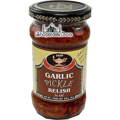 Deep Garlic Pickle / Relish (10 oz bottle)