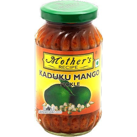 Mother's Recipe Kaduku Mango Pickle (10.5 oz bottle)