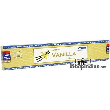 Satya Supreme Vanilla Incense - 15 gms (15 gms box)