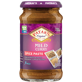 Patak's Curry Paste (Mild) (10 oz bottle)