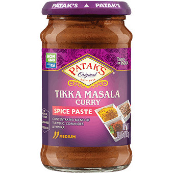 Patak's Tikka Masala Curry Paste - Medium (10 oz bottle)