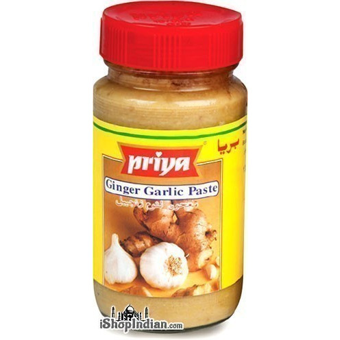 Priya Ginger Garlic Paste (10.6 oz bottle)