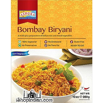 Ashoka Bombay Biryani (Ready-to-Eat) (10 oz box)