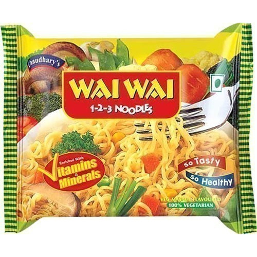 Wai Wai Instant Noodles - Veg Masala Flavor (75 gm pack)