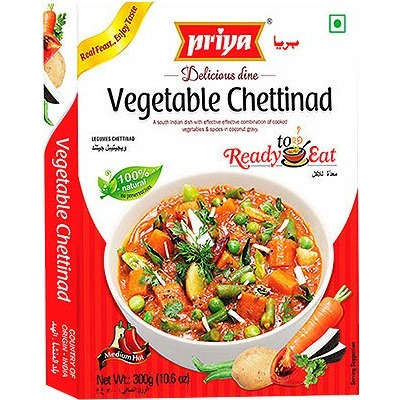 Priya Vegetable Chettinad (Ready-to-Eat) (10.5 oz box)