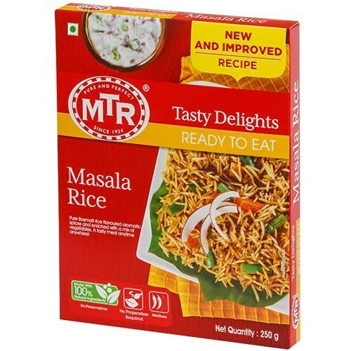 MTR Masala Rice (Ready-to-Eat) (8.9 oz box)
