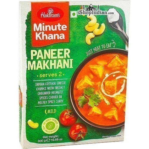Haldiram's Paneer Makhani - Minute Khana (Ready-to-Eat) (10.5 oz box)