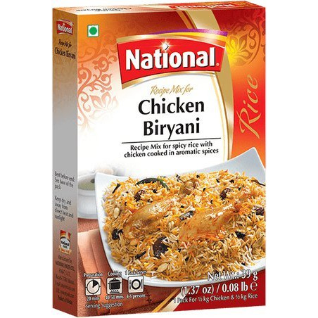 National Chicken Biryani Spice Mix (39 gm box)