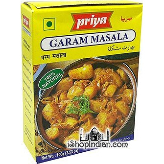 Priya Garam Masala Powder (3.5 oz box)