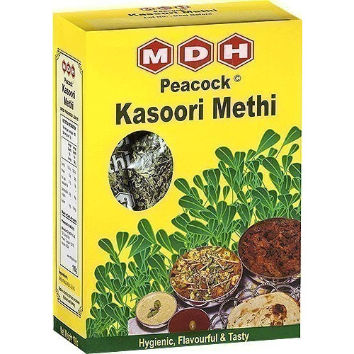 MDH Kasoori Methi (Dry Fenugreek Leaf) (100 gm box)