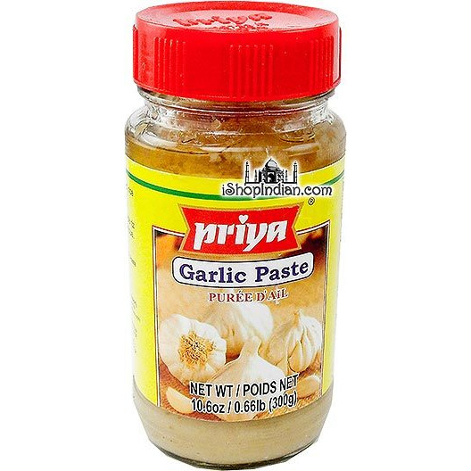 Priya Garlic Paste (10.6 oz bottle)