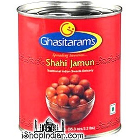 Ghasitaram's Shahi Jamun (2.2 lbs can)