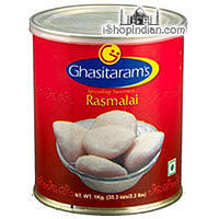 Ghasitaram's Rasmalai (2.2 lbs can)