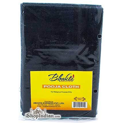 Bhakti Pooja Cloth - Black (1 cloth)