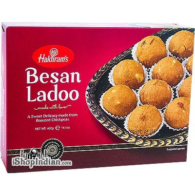 Haldiram's Besan Ladoo (14 oz box)