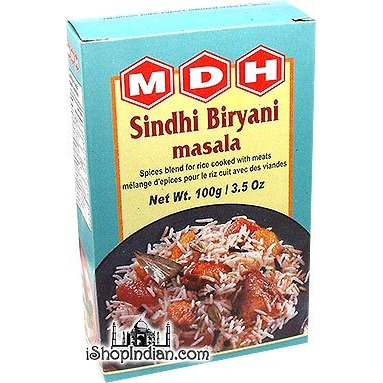 MDH Sindhi Biryani Masala (100 gm box)