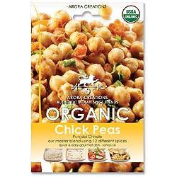 Arora Creations Organic Chick Peas (Punjabi Chhole) Masala (22 gm pouch)